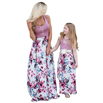 Matching Floral Mommy and Me Dresses for Summer Fun