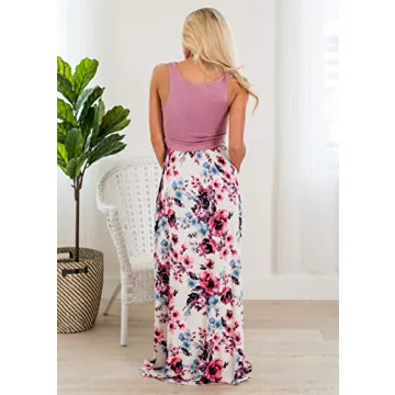 Matching Mommy and Me Floral Maxi Dresses for Summer