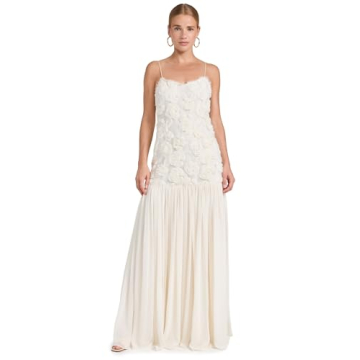 ALEXIS Women's Natalina Dress in Ivory and White