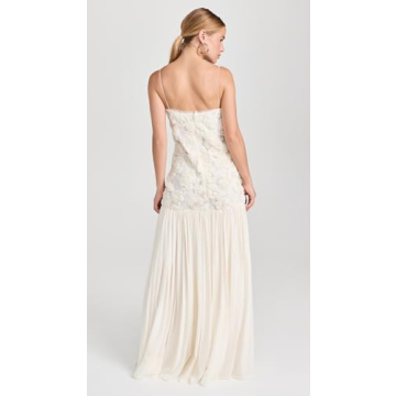 ALEXIS Women's Natalina Dress in Ivory and White