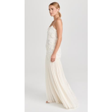 ALEXIS Women's Natalina Dress in Ivory and White