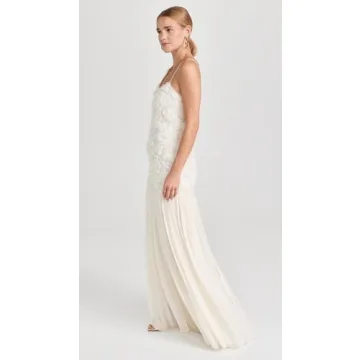 ALEXIS Women's Natalina Dress in Ivory and White