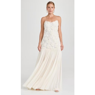 ALEXIS Women's Natalina Dress in Ivory and White