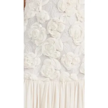 ALEXIS Women's Natalina Dress in Ivory and White