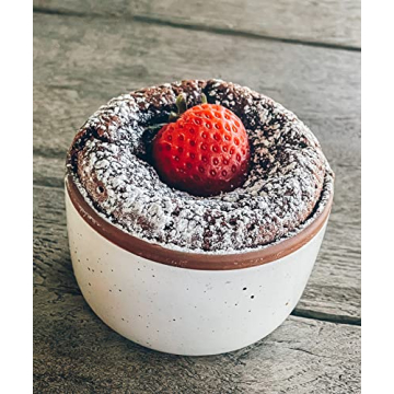 Mora Ceramic Ramekins 8oz Set for Baking and Serving