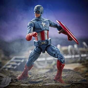 Marvel Legends Series Avengers: Endgame 6" Collectible Action Figure Captain America Collection, Inc...