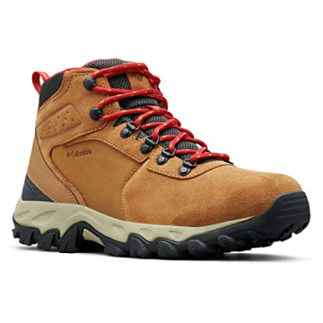 Columbia Men's Newton Ridge Plus II Suede Waterproof Hiking Boot - Elk/Mountain Red