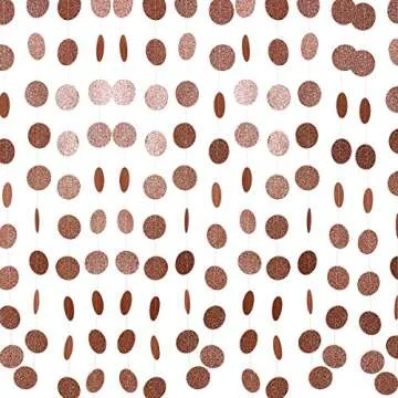 Rose Gold Glitter Bubbly Bar Banner for Celebrations