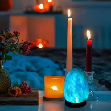 Wrcevtor USB Himalayan Salt Lamp with Color Changing LED