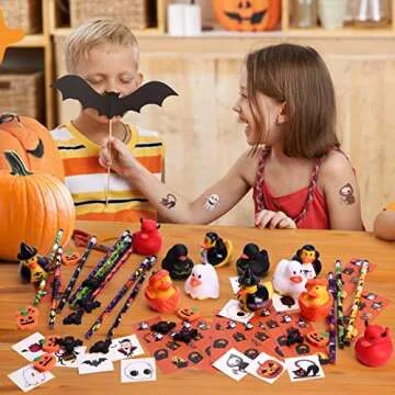 NEWBEA 156-Piece Halloween Party Favor Set For Kids