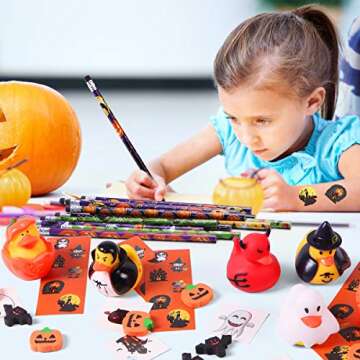 NEWBEA 156-Piece Halloween Party Favor Set For Kids
