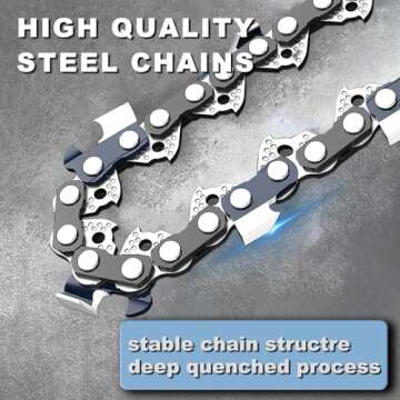 Mini Chainsaw Cordless 6 inch Battery Powered Electric Chainsaw, Portable Handheld Chainsaw with 2 Batteries & 2 Chains, Rechargeable Chain Saw w/Security Lock for Wood Cutting,Tree Trimming,Yard Work