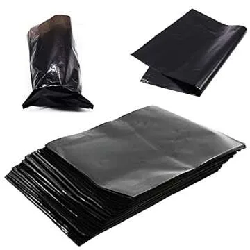 300PCS Tattoo Wash Bottle Bags,6inX9in Disposable Squeeze Bottle Bags,Tattoo Supplies Accessories,Tattoo Bottle Bags for Tattoo Bottles Tattoo Supplies Tattoo Kits (Black)