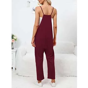 DEEP SELF Women’s Oversized Jumpsuit for Comfort and Style