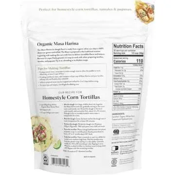 King Arthur Organic Masa Harina for Authentic Tortillas