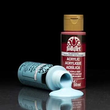 FolkArt Acrylic Craft Paint, Crystal Blue - Perfect for DIY