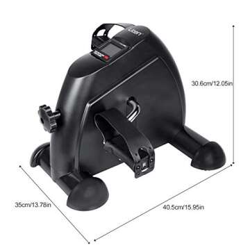 Compact ZOGIN Mini Exercise Bike for Home or Office Fitness