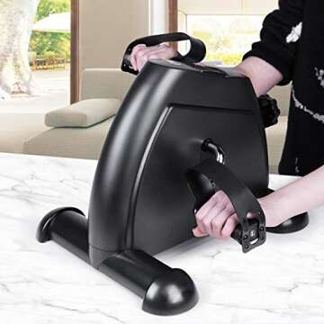 Compact ZOGIN Mini Exercise Bike for Home or Office Fitness