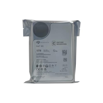 Seagate Exos X24 12TB Internal Hard Drive for Efficient Storage