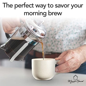 Maison Neuve 4-Piece Mug Set - Elegant Handcrafted Ceramic Mugs