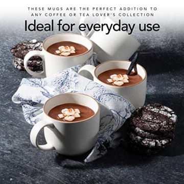 Maison Neuve 4-Piece Mug Set - Elegant Handcrafted Ceramic Mugs