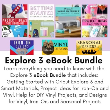 Cricut Explore Air 3 Machine with Smart Vinyl Bundle