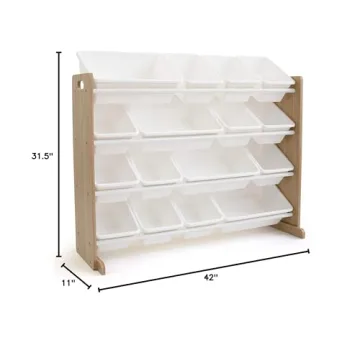 Humble Crew Extra-Large Toy Organizer with 16 Storage Bins