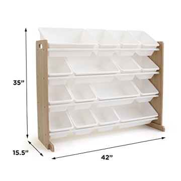 Humble Crew Extra-Large Toy Organizer with 16 Storage Bins