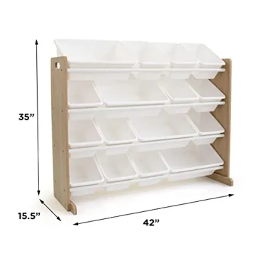 Humble Crew Extra-Large Toy Organizer with 16 Storage Bins