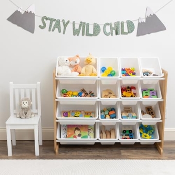 Humble Crew Extra-Large Toy Organizer with 16 Storage Bins