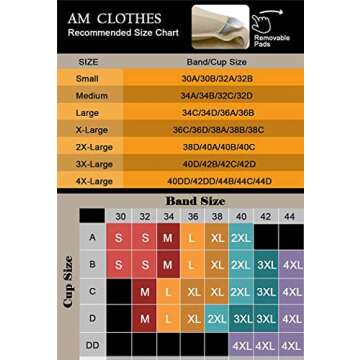 Plus Size Wireless Sports Bra Pack for Women | AM CLOTHES