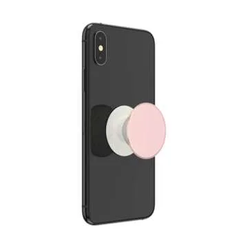 PopSockets Pink Chrome Phone Grip and Kickstand - Stylish