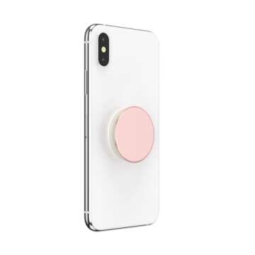 PopSockets Phone Grip with Expanding Kickstand, Chrome PopGrip - Pink Chrome