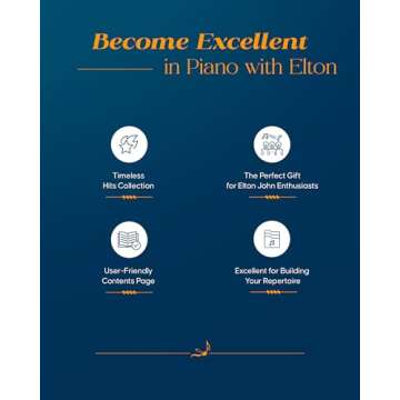 Elton John Easy Piano Songbook for Beginners and Intermediates