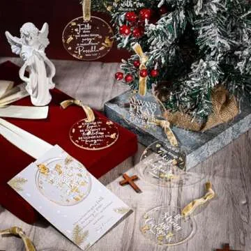 Thyle 30 Sets Christian Ornaments for Holidays and Gifts