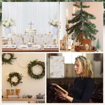 Thyle 30 Sets Christian Ornaments for Holidays and Gifts