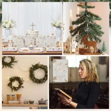 Thyle 30 Sets Christian Ornaments for Holidays and Gifts