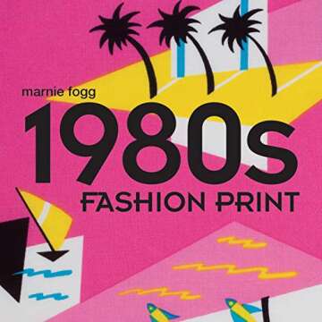 1980s Fashion Print - Vintage Stylish Coffee Table Book