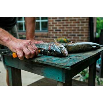 UltraSource - 449030 Boning Knife, 5" Curved/Semi-Flexible Blade, Polypropylene Handle