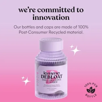 Lemme Debloat Gummies for Digestive Health, 60 Count