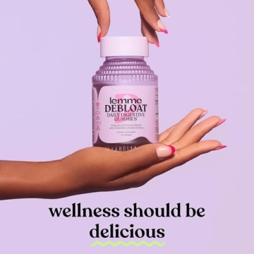 Lemme Debloat Gummies for Digestive Health, 60 Count