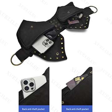 Stylish XUELILEU Fanny Pack for Women - Perfect for Travel