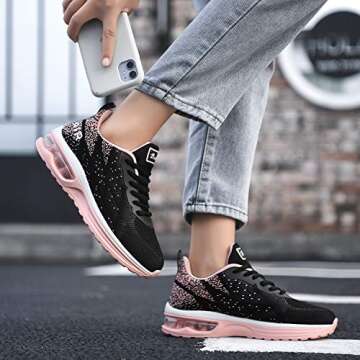 M MAGPER Women Air Running Sneakers - Stylish Comfort & Performance