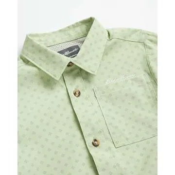 Eddie Bauer Toddler Boys' Shorts Set - Polo Shirt and Shorts Matching Outfit - Clothing Set for Toddler Boys (2T-4T), Size 2T, Printed/Khaki