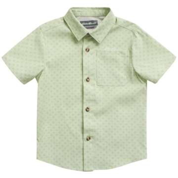 Eddie Bauer Toddler Boys' Shorts Set - Polo Shirt and Shorts Matching Outfit - Clothing Set for Toddler Boys (2T-4T), Size 2T, Printed/Khaki
