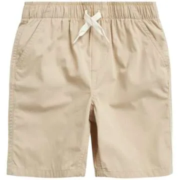 Eddie Bauer Toddler Boys' Shorts Set - Polo Shirt and Shorts Matching Outfit - Clothing Set for Toddler Boys (2T-4T), Size 2T, Printed/Khaki