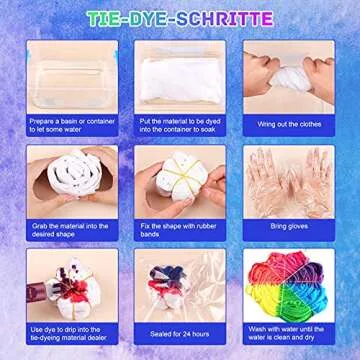 Tie Dye Kit 32 Color All-in-one Clothing Dye Kit, Permanent Fabric Dye Kit for Kids, Adults, Large Group Handmade Party Activity, DIY Bright Neon Tye Dye Kit