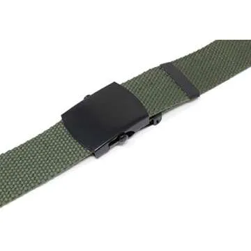 Versatile Canvas Web Belt Military Style for Everyone 56 Inches