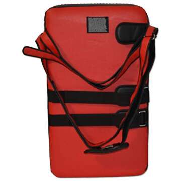 RING TO CAGE Muay Thai Kick Pad - Red/Black Durable Design