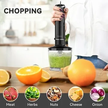 ABULER 1000W Handheld Immersion Blender for All Recipes